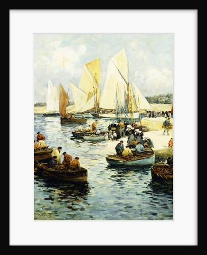 Retour des Pecheurs a Concarneau by Fernand Legout-Gerard