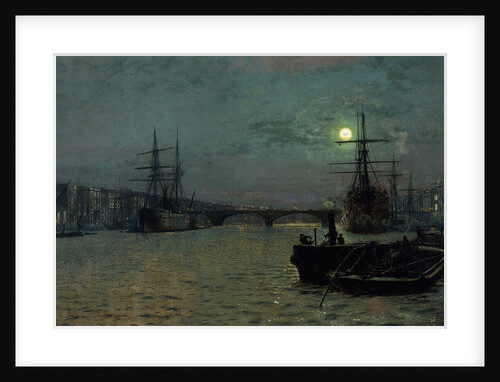London Bridge - Half Tide, 1884 by John Atkinson Grimshaw
