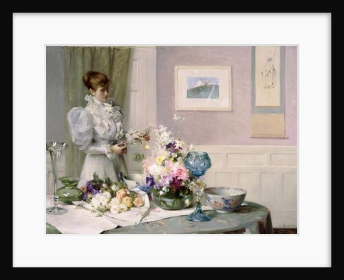 The Flower Arranger by Samuel Henry William Llewelyn