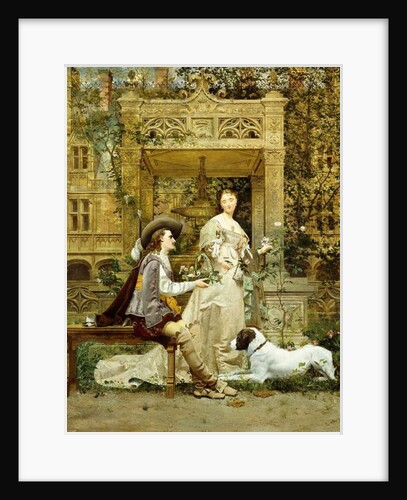 The Proposal, 1876 by Paul Alphonse Viry