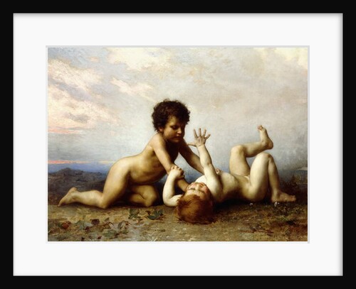 Battling Boys, 1889 by Leon Bazile Perrault