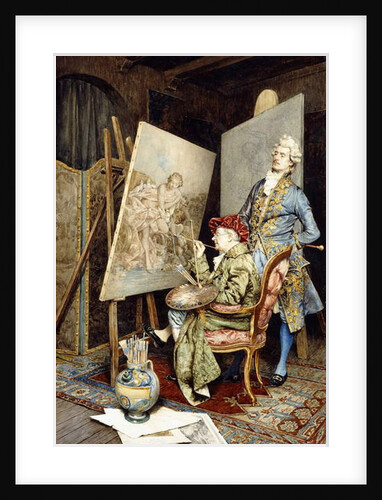 The Painter's Studio by Giuseppe Signorini