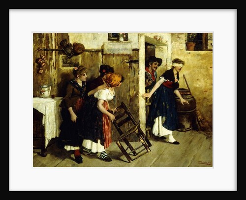 Blind Man's Bluff, 1886 by Cesare Laurenti