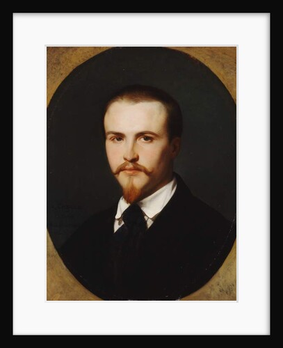 A Self-Portrait, bust length, 1847 by Alexandre Cabanel