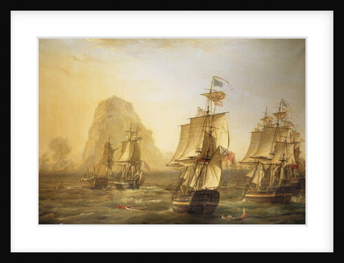 The Battle of Monte-Sancto, 1827 by Louis Philippe Crepin