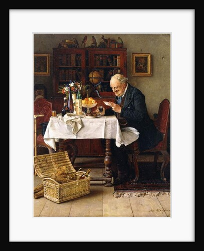 The Bachelor's Birthday by Kaufmann Isidor