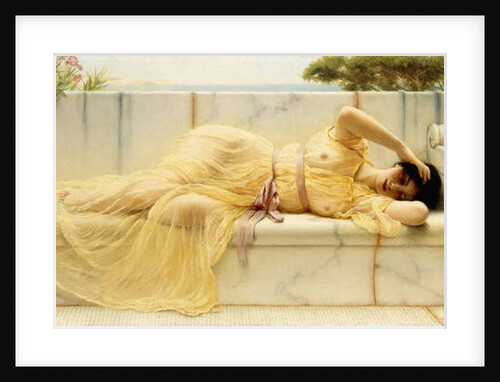 Girl in Yellow Drapery, 1901 by John William Godward
