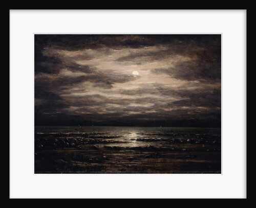 Twilight on Lake Leman in Bon Port, 1876 by Gustave Courbet