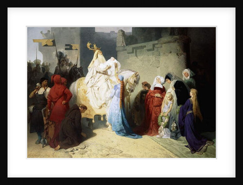 Merlin presenting the Future King Arthur, 1873 by Emil Johann Lauffer