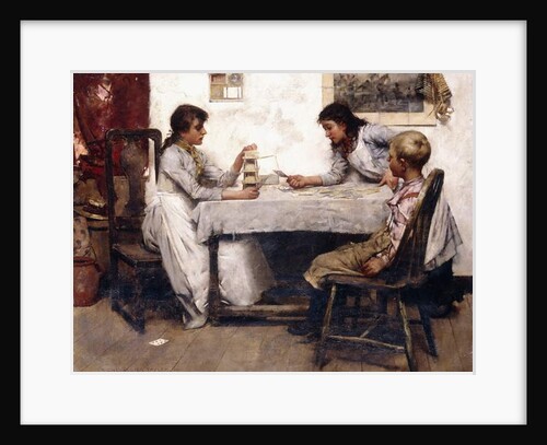 The House of Cards, 1888 by Albert Chevallier Tayler