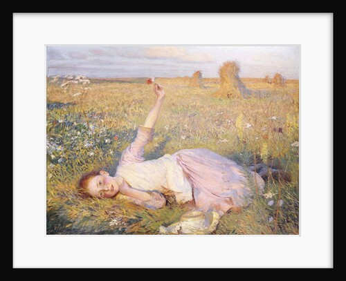 Evening Song, 1893 by George Clausen