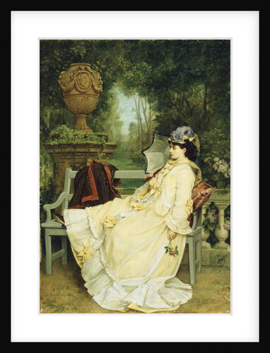 In the Garden, 1872 by Auguste Toulmouche