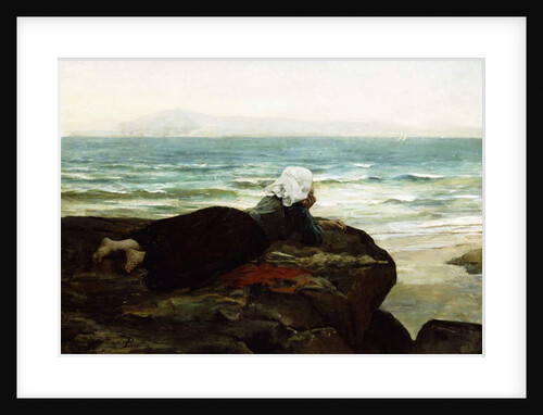 Looking out to Sea, 19th century by Jules Breton