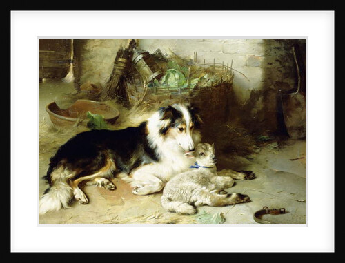 Motherless-The Shepherd's Pet, 1897 by Walter Hunt