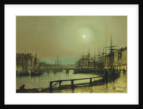 A Moonlit Harbour, 1883 by John Atkinson Grimshaw