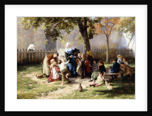 The Schoolyard by Felix Schlesinger