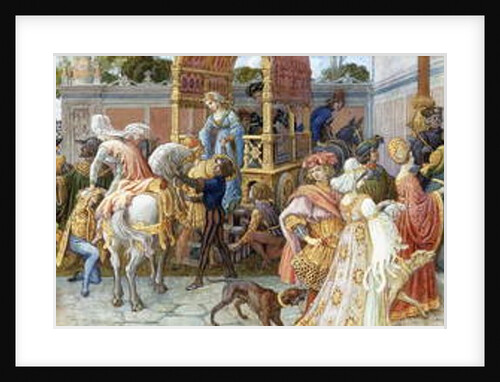 A Florentine Festival: The Guests' Arrival by Ricciardo Meacci