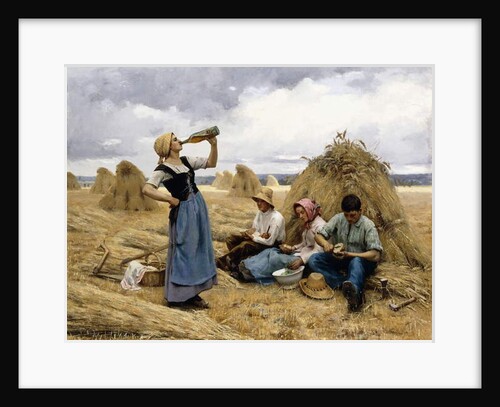 The Harvesters' Lunch, 1888 by Charles Bousquet