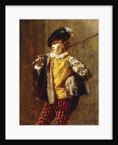 An Elegant Courtier, 1872 by Scipione Vannutelli