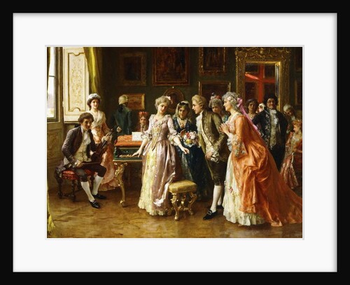 The Music Lesson by Federigo Andreotti