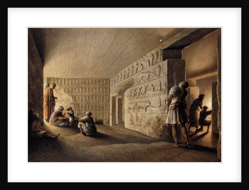 Figures in Egyptian Tombs by Luigi Mayer