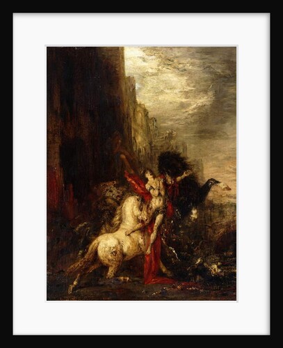 Diomedes Devoured by his Horses, c.1865-1870 by Gustave Moreau
