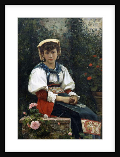 A Tuscan Beauty, 1874 by Giovanni Costa