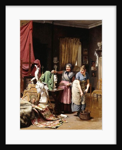 In the Studio, 1882 by Wenzel Ulrik Tornoe