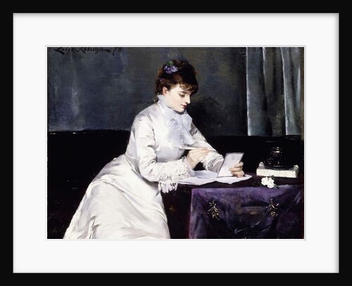 Portrait of Madame Lucien Guitry, 1876 by Louise Abbema