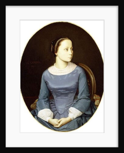 Young Woman in Blue, 1852 by Jean Leon Gerome