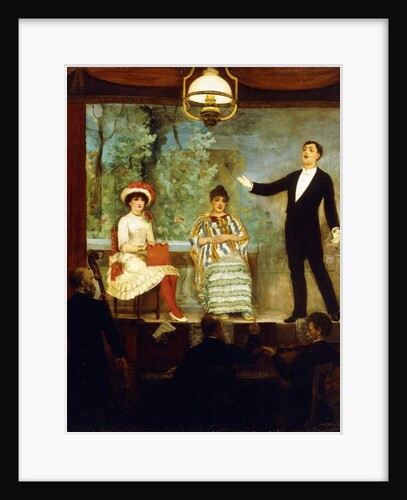 The Music Hall, 1889 by C.A. Paul de la Boulaye