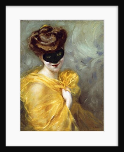 Portrait of a Lady with a Mask by Pedro Ribera