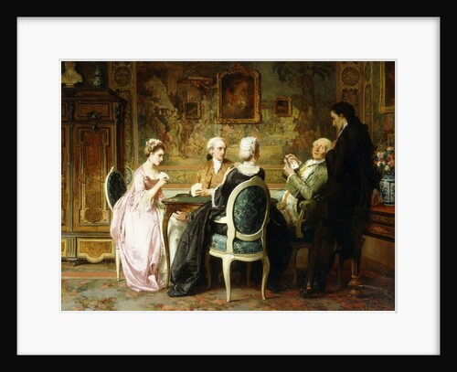 The Card Game by Carl Heinrich Hoff