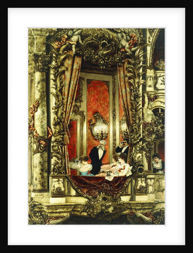 Franz Josef at the Opera, 1883 by Carl Kahler