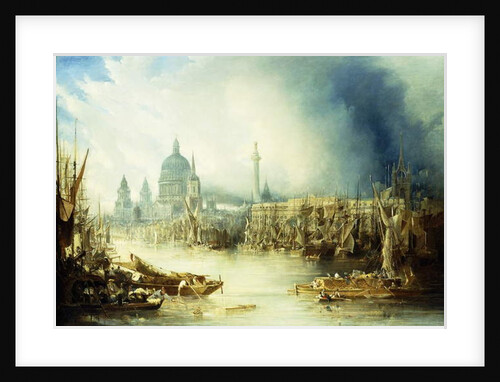 A View of London with St by John Gendall