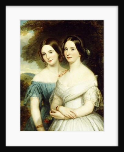 Portrait of Two Sisters, 1856 by Samuel West