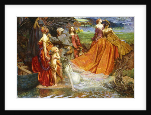 Now is Pilgrim Year fair Autumn's Charge by John Byam Liston Shaw