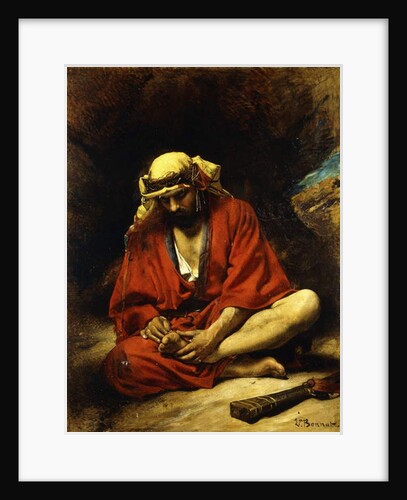 An Arab plucking a Thorn from his Foot by Leon Joseph Florentin Bonnat