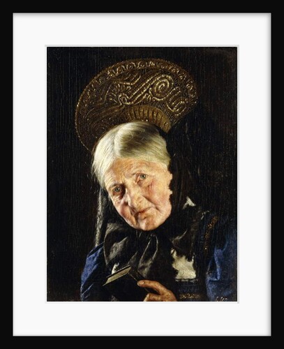 A Woman with a Book by Carl Kronberger