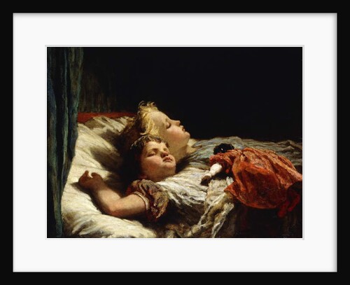 Sweet Slumber by Karl Wilhelm Friedrich Bauerle