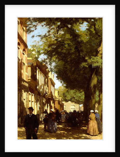 Midday on a Busy City Street, 1894 by Willem Tholen