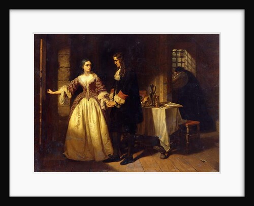 The Parting of Lord William and Lady Rachel Russell in 1683, 1852 by Charles Lucy