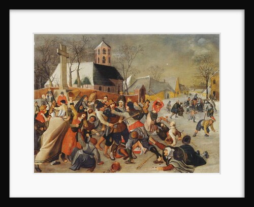 A Village Brawl by Sebastian Vrancx