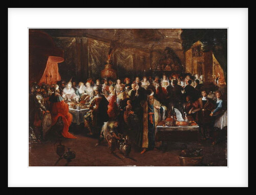 Belshazzar's Feast, c.1610 by Frans II the Younger Francken