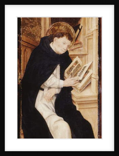 An Augustine Monk reading an Anthiphonary by Pau Vergos