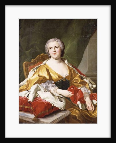 Portrait of Louise Elisabeth de Bourbon, Duchess of Parma by Louis Michel Van Loo