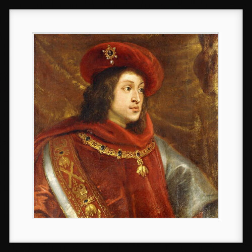 Portrait of Philip I of Spain, bust-length, wearing the Order of the Golden Fleece by Cornelis de Vos