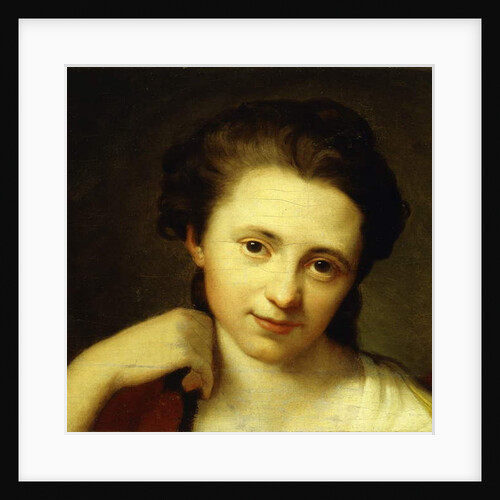 Portrait of Angelica Kauffmann, bust length by Anton von Maron