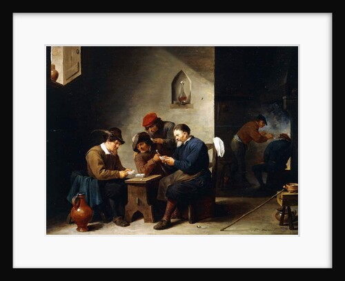 Peasants at Cards in a Cottage, c.1644-45 by David the Younger Teniers