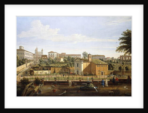 The Church of SS. Marcellino e Pietro by Gaspar van Wittel